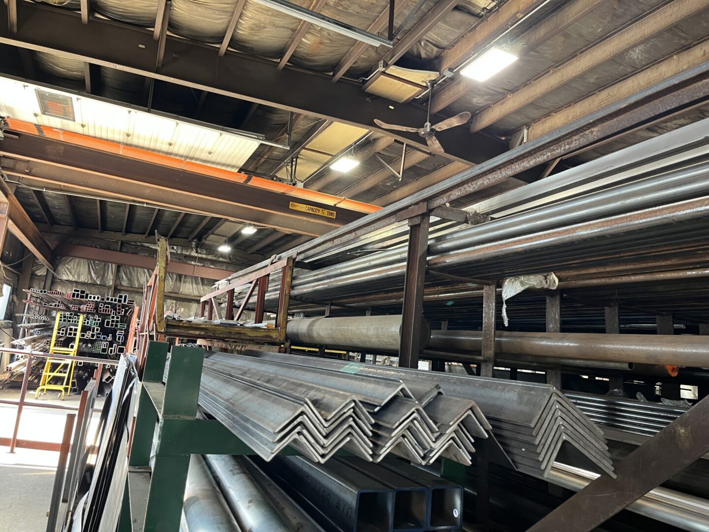 Industrial metal stock facility